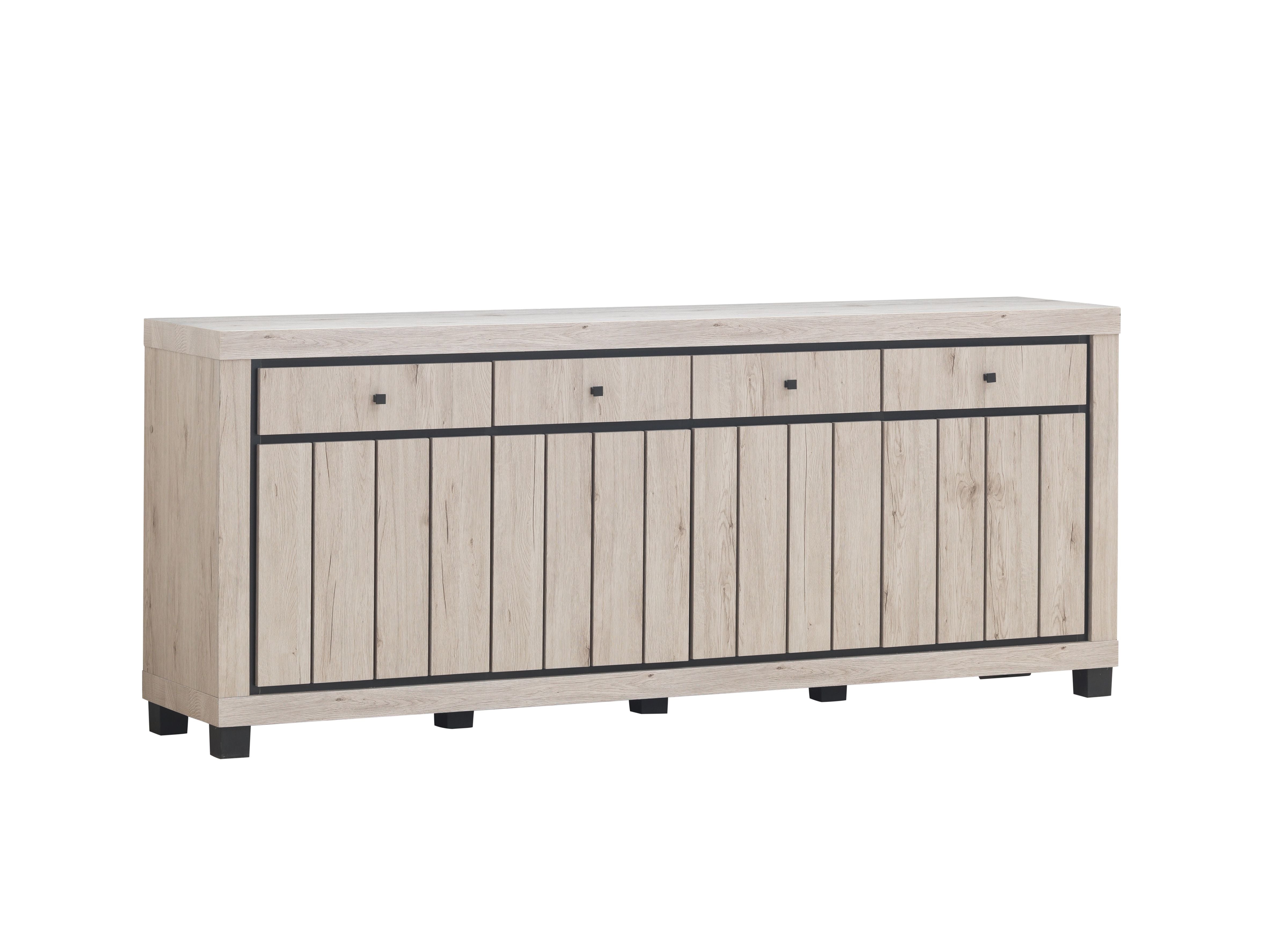 Image of Dressoir Ontario - Natuurlijke Eik - 224x90x45cm. <!---->...