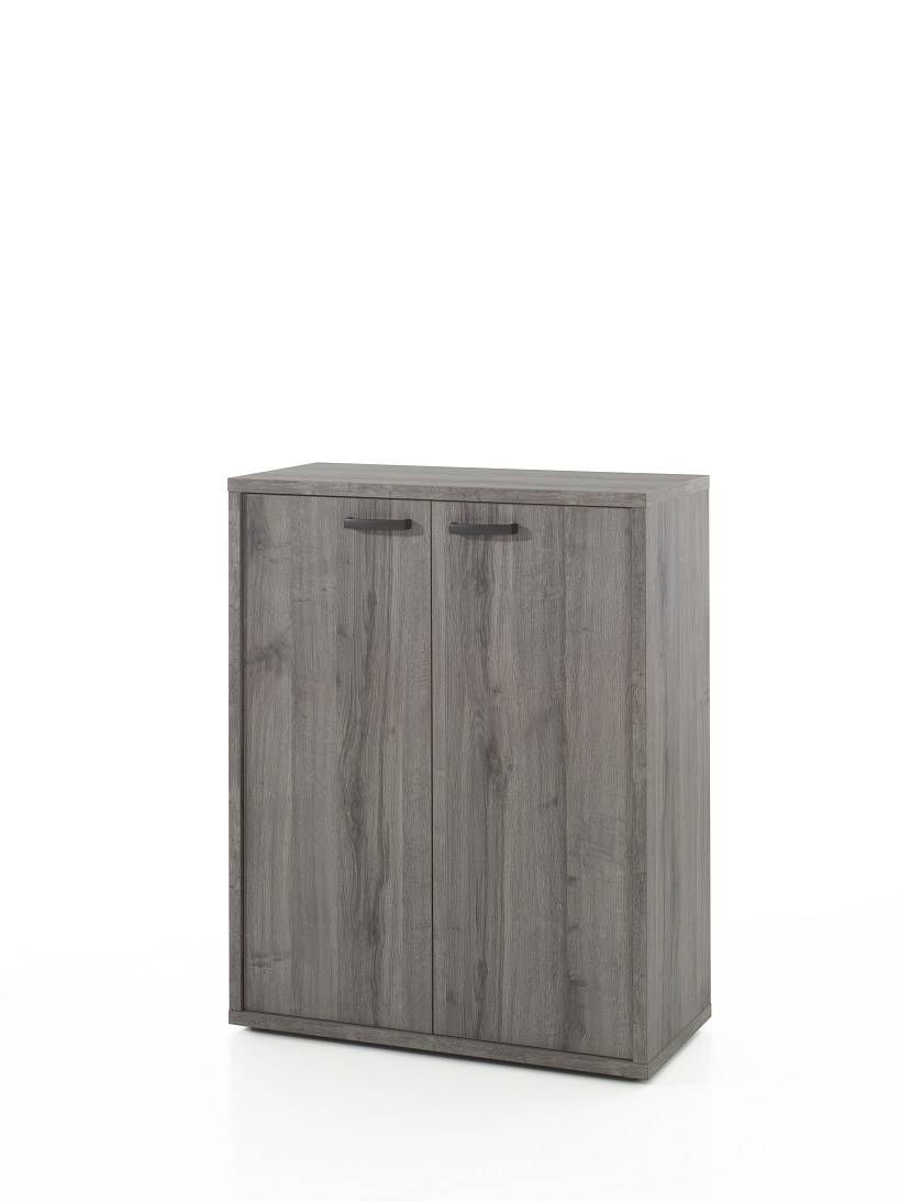 Image of Neyt - Bureaukast Pronto -  Donkergrijs/Wit - 90x112x40cm. Bent u op zoek naar vak of een mooi ergonomisch kantoormeubil...