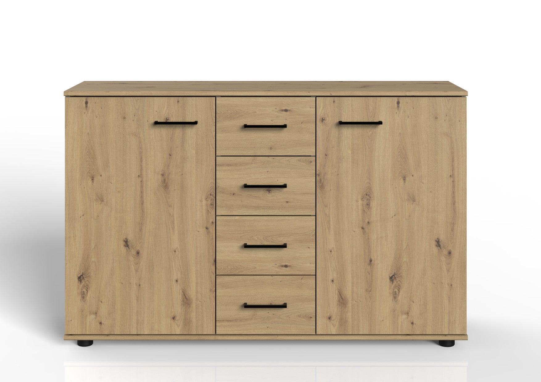 Wimex - Commode Anna - 763704 - Artisan/Grafiet - 130.0x83.0x41cm