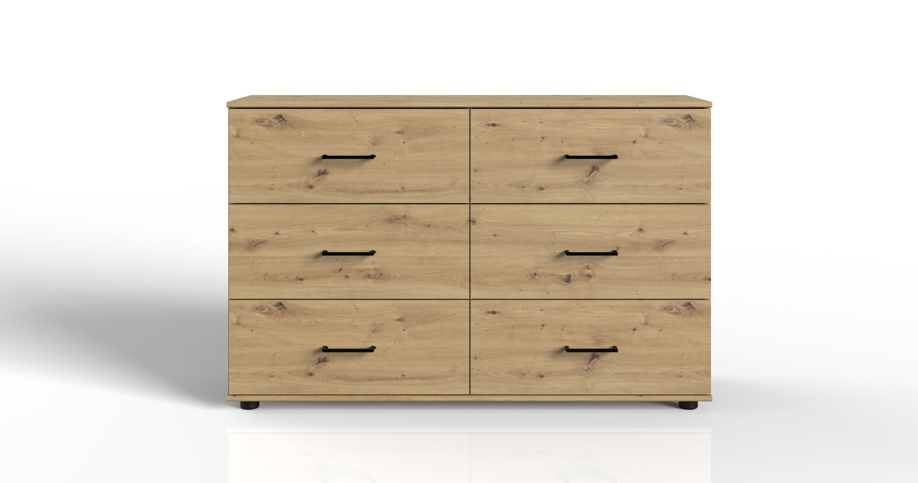 Wimex - Commode Anna - 763705 - Artisan/Grafiet - 130.0x83.0x41cm