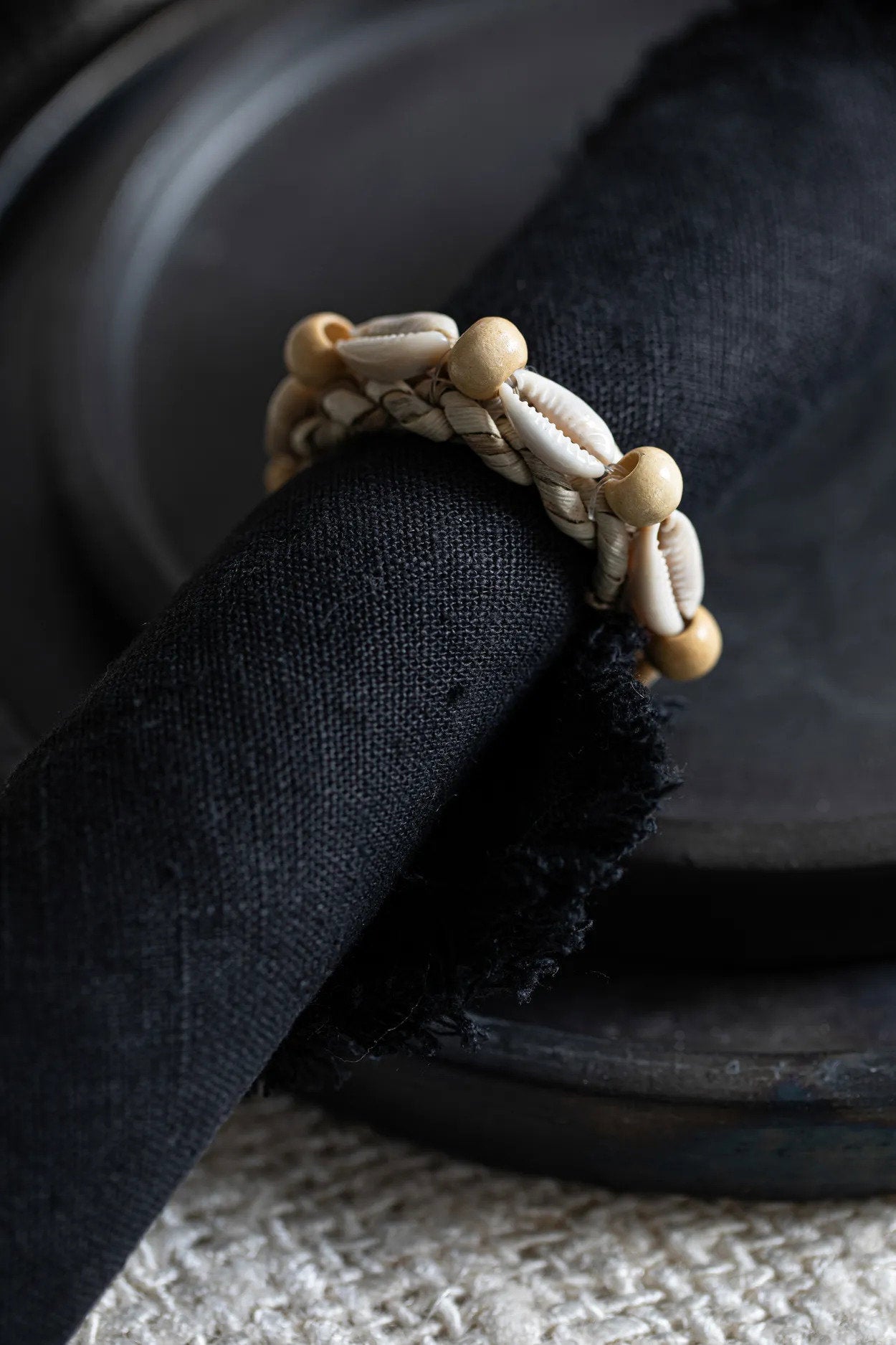 BB - Servietring Schelp - Set van 4