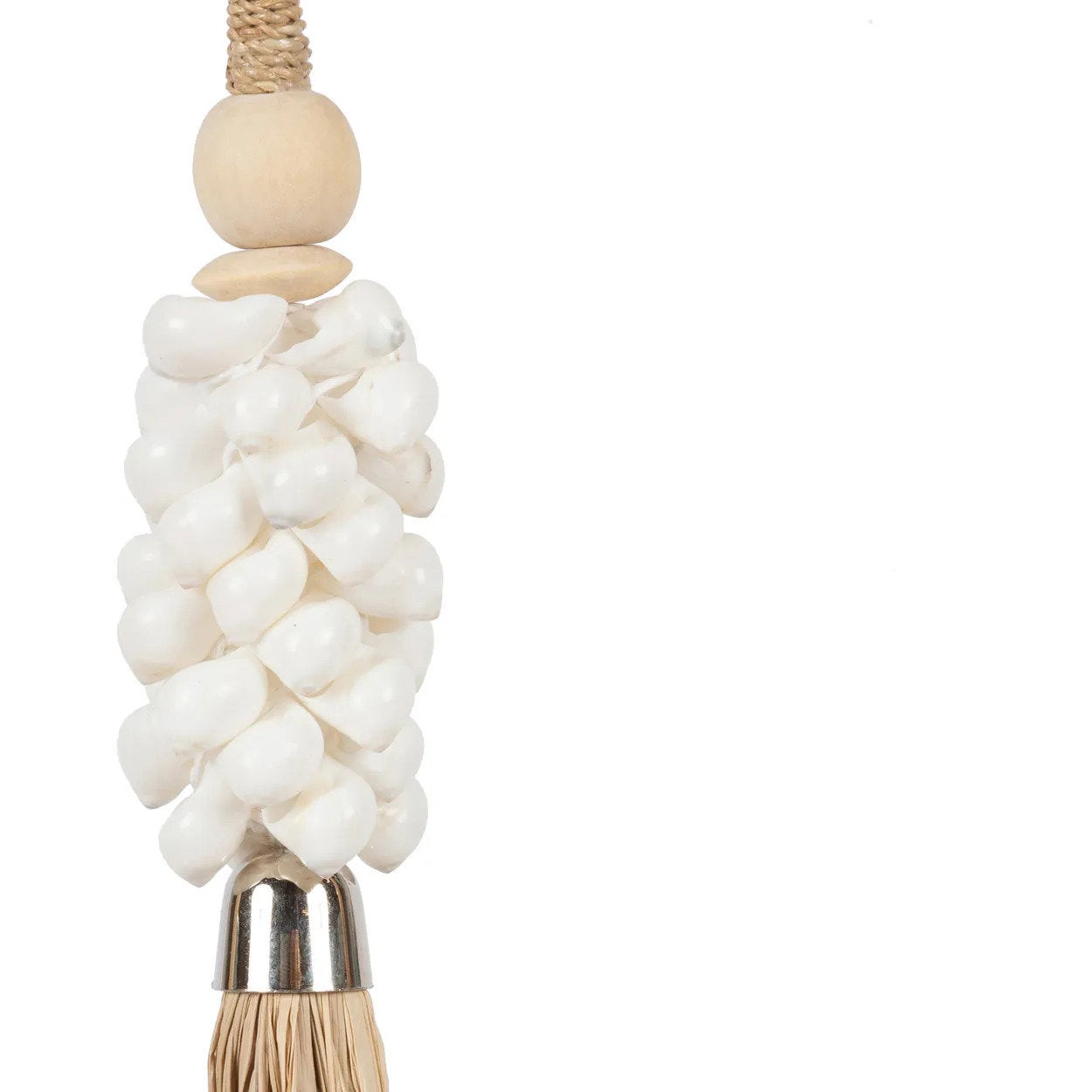 BB - Wanddecoratie Cowrie en Raffia
