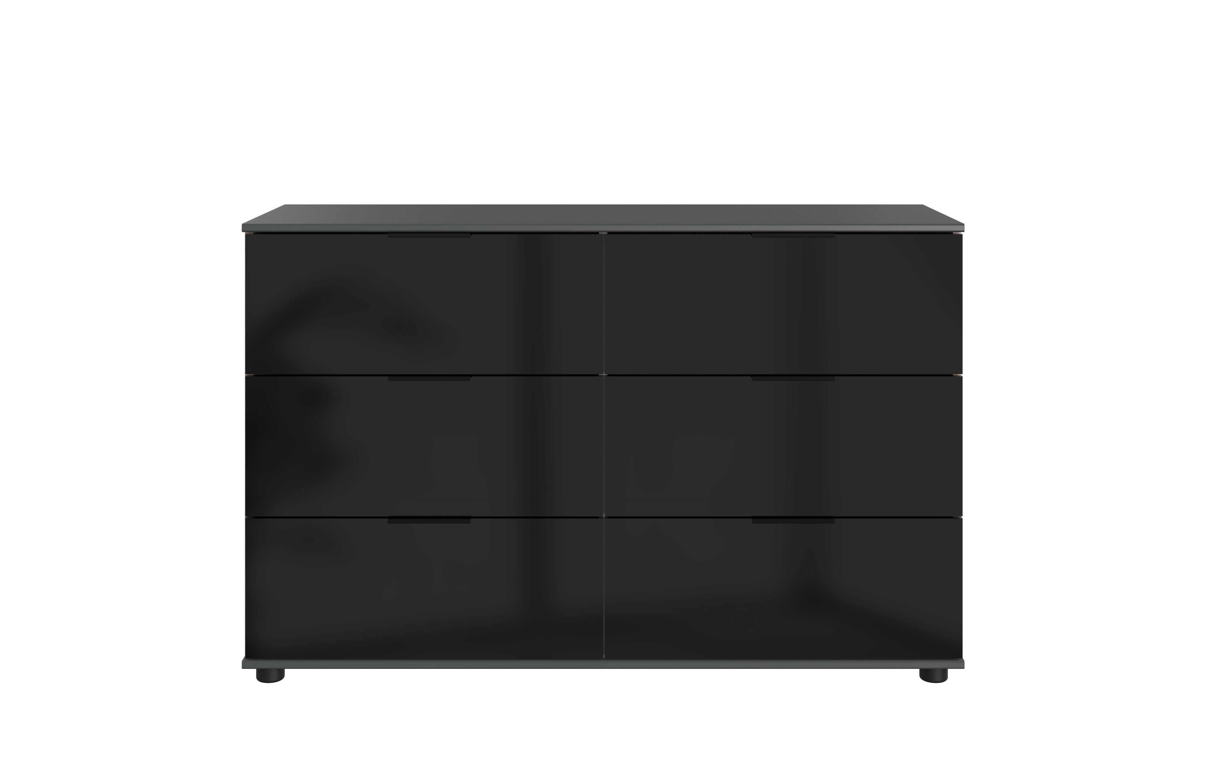Wimex - Commode Barcelona - K69705 - Grafiet/Zwart - 130x83x41cm