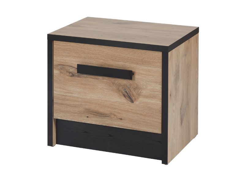GBO - Table de chevet Sofia - Chêne Canyon - 53x45x42cm