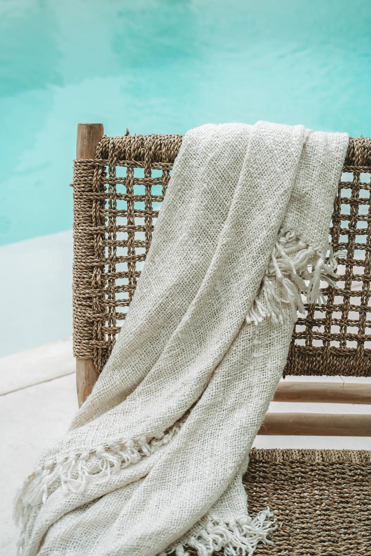 BB - Plaid s'il vous - Crème