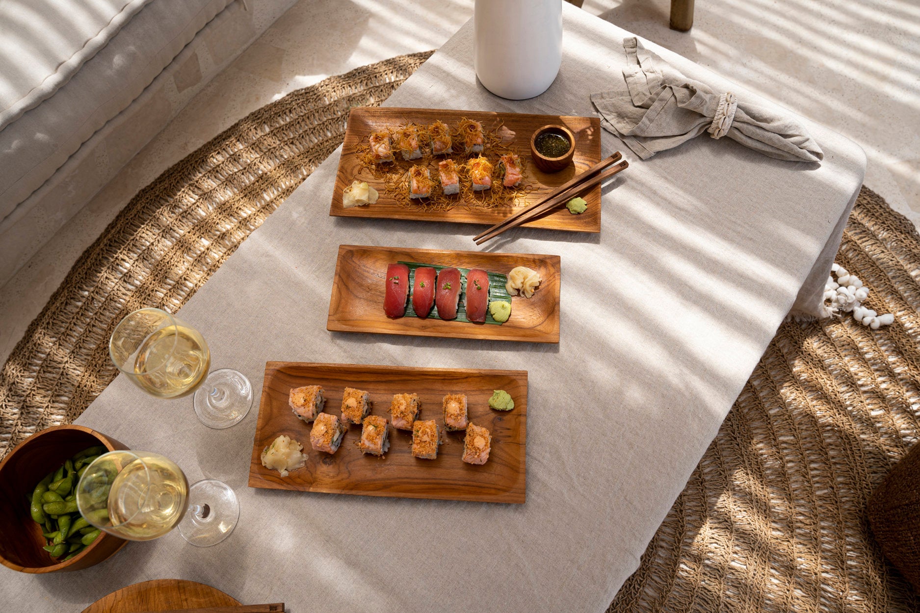 BB - Tafelkleed The Linnen - beige - 150x200