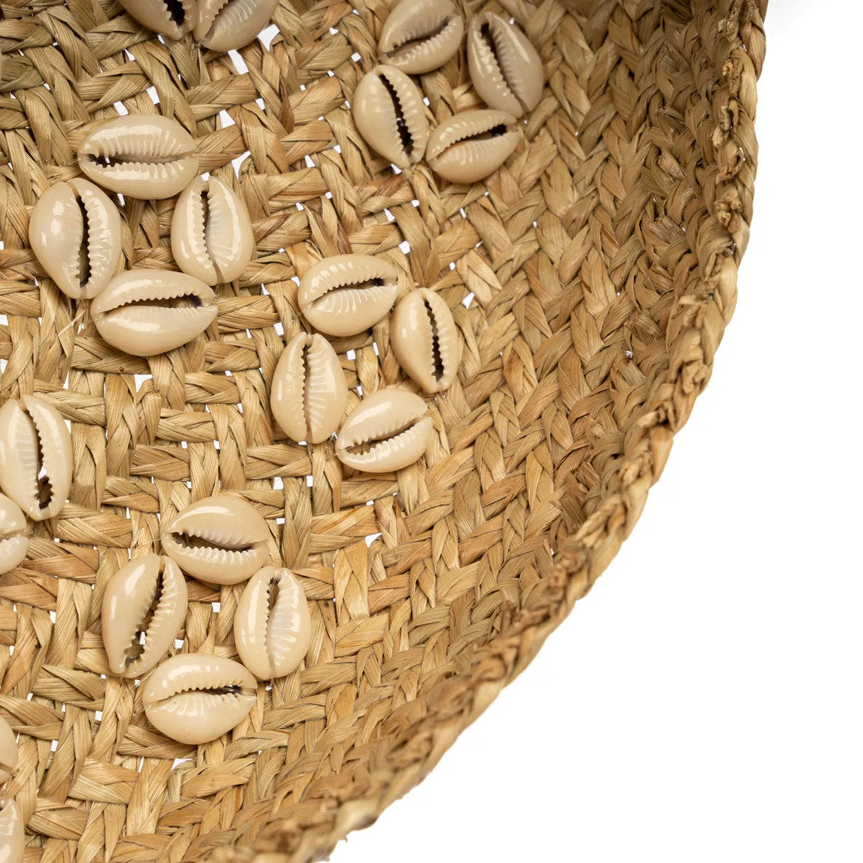 BB - Wanddecoratie Caribe Shell Plate - Natuurlook Wit - M