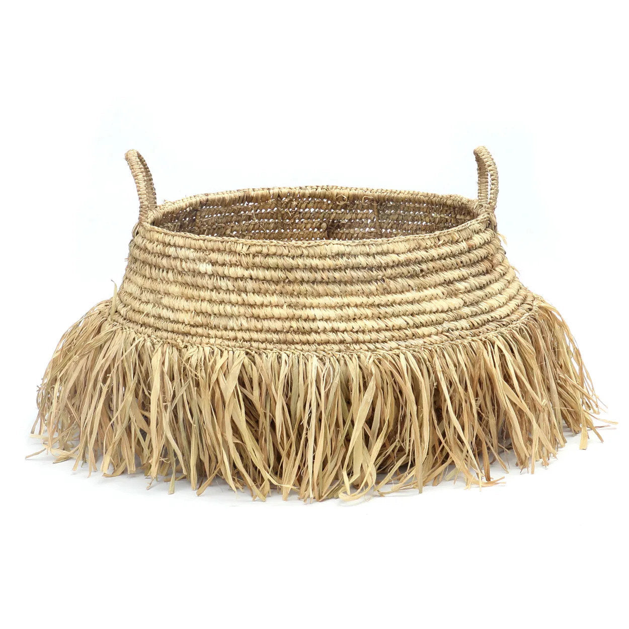 BB - Manden Raffia Deluxe - Natuurlook - Groot