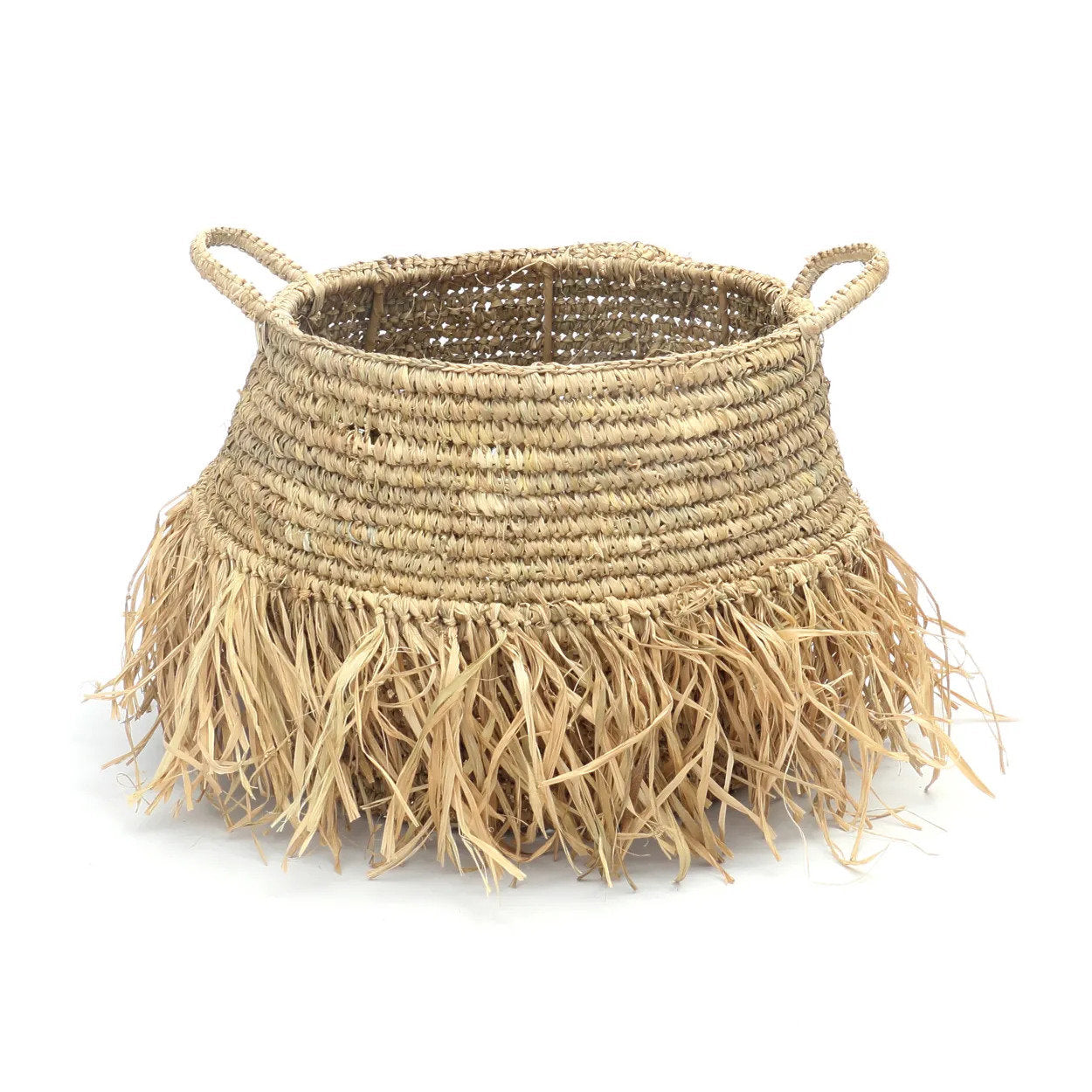 BB - Mand Raffia Deluxe - Natuurlook - Medium