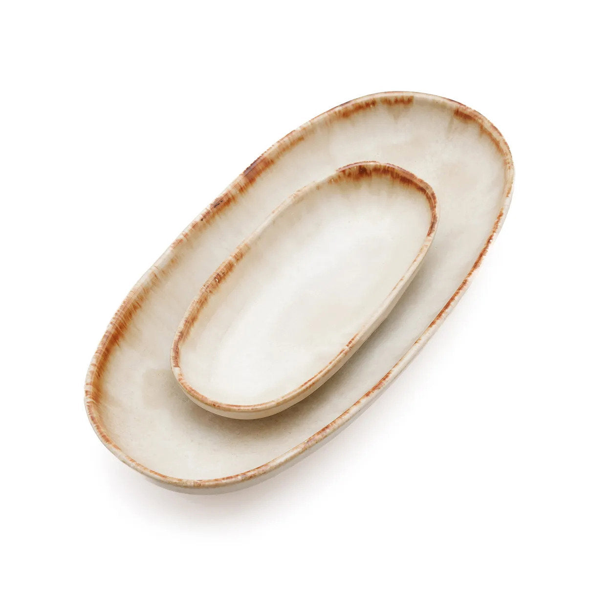 BB - Ovalen bord Cascais - S - set van 6