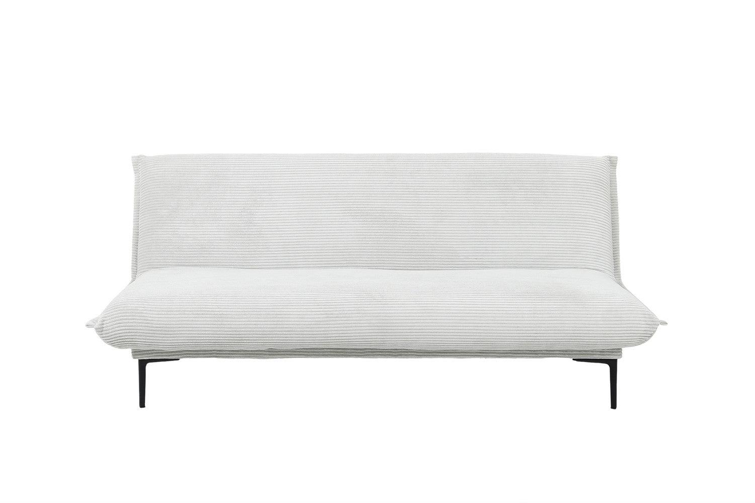 Rousseau - Zetelbed Alisa Corduroy Lichtgrijs - 82.5x190x81.5 cm