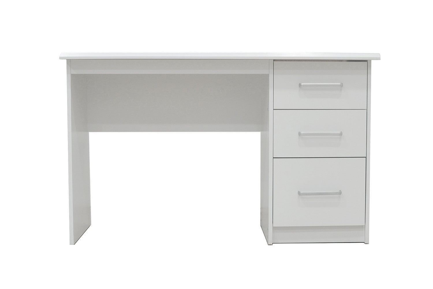 Rousseau - Bureau Mateo 3 lades Wit - 75x121x60 cm
