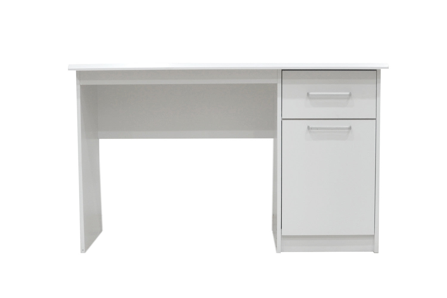 Rousseau - Bureau Milou 1 lade 1 deur Wit - 75x121x60 cm
