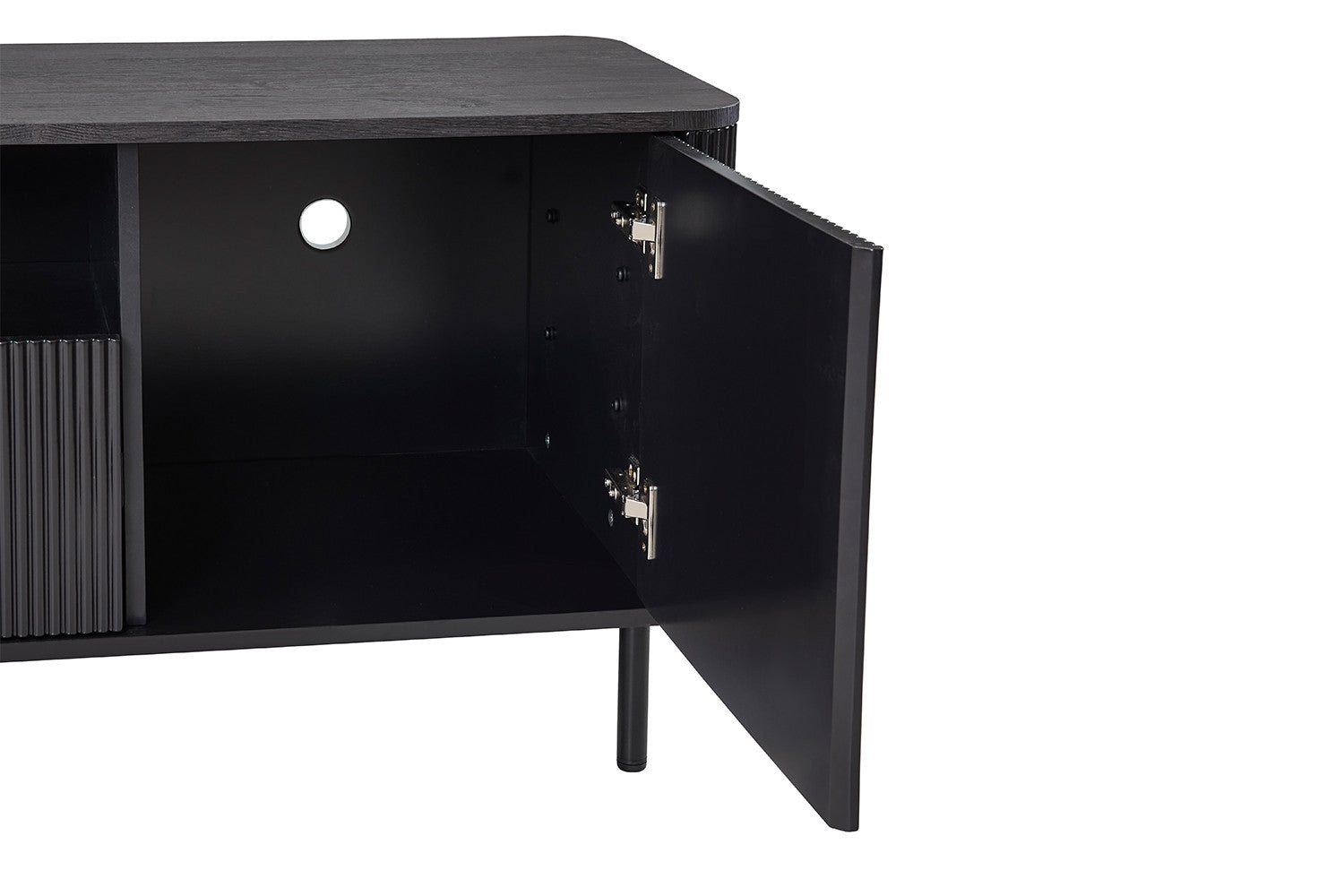 Rousseau - TV meubel Lagos 140 cm Decor Donkerbruin - 56x140x45 cm