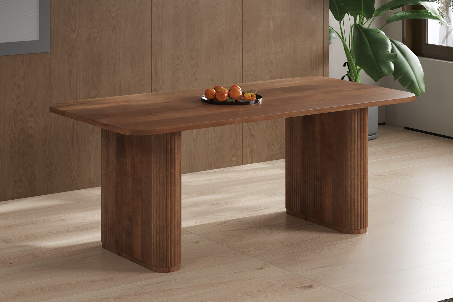 Rousseau - Tafel Jean 200 cm Deens Ovaal Mango hout Lichtbruin - 77x200x100 cm