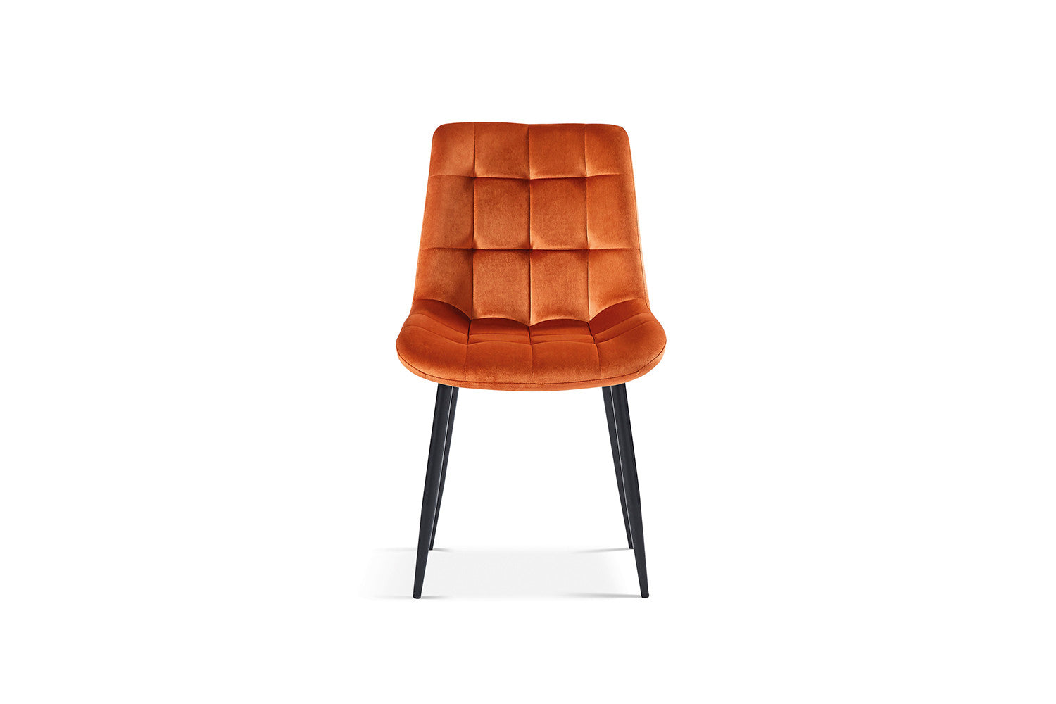 Rousseau - Stoel Juta Fluweel Oranje - 82x50x59 cm