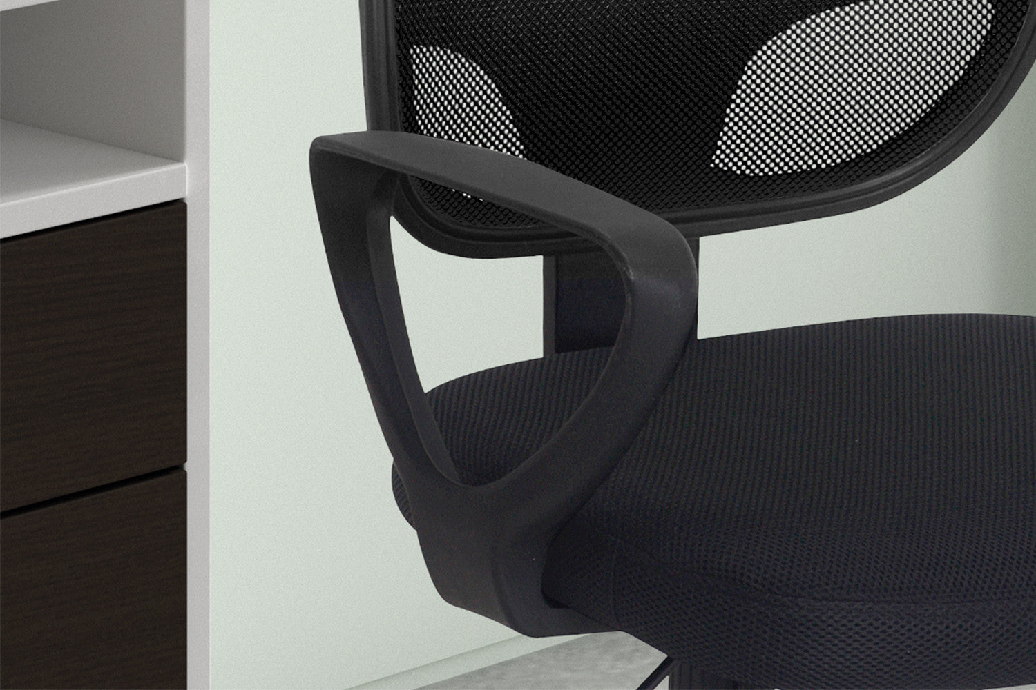 Rousseau - Chaise de bureau Hippa Mesh Noir - 86x58x53 cm
