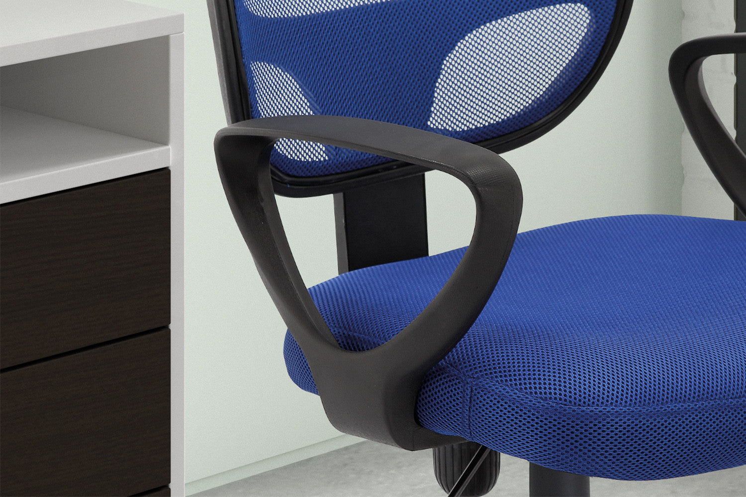 Rousseau - Chaise de bureau Hippa Mesh Bleu - 86x58x53 cm