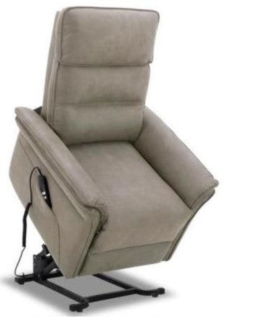 GBO - Fauteuil relax Mandelieu - Tissu gris - 75x92xh105 cm