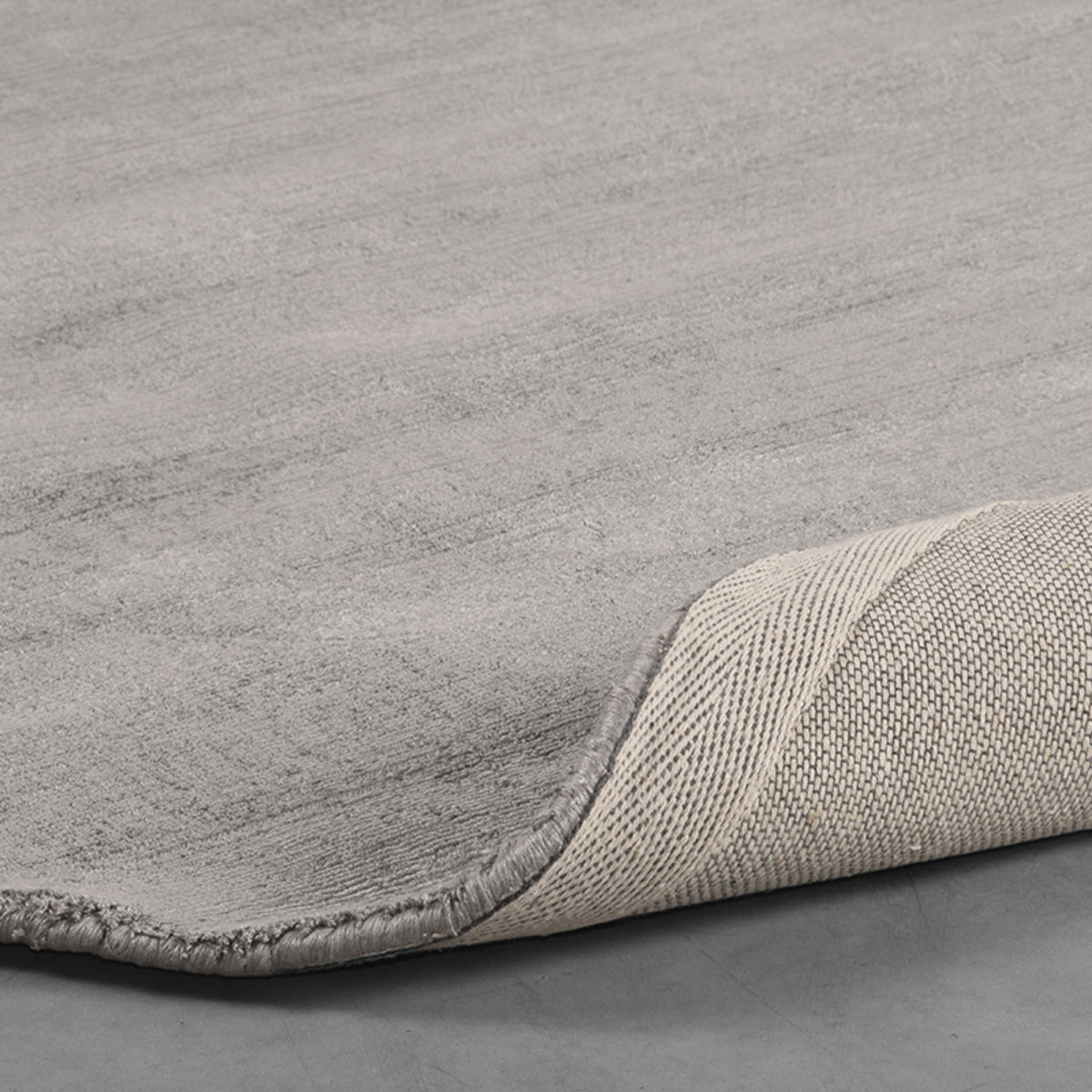 LABEL51 Vloerkleden Velvy - Grijs - Synthetisch