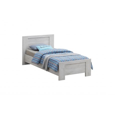 TYC - Eenpersoonsbed Ozark - Witte Eik - 90x88x200cm