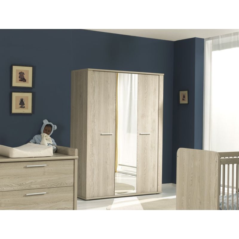 Neyt - Kleerkast Nina - 3 draaideuren -  Winter Eik - 150x210x58cm