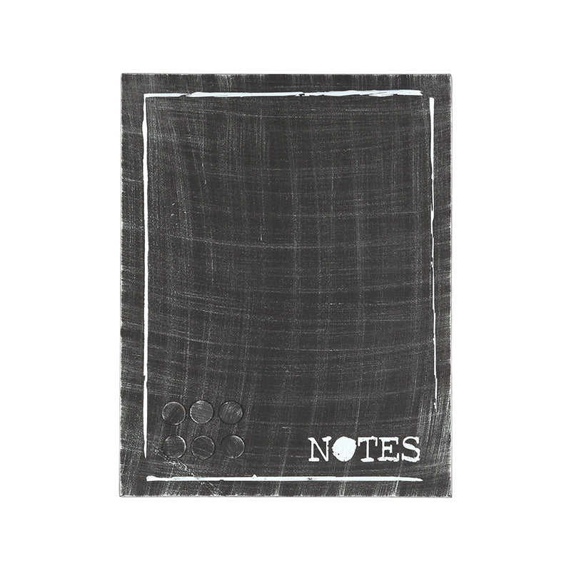 LABEL51 Wanddecoratie Memobord - Zwart - Metaal