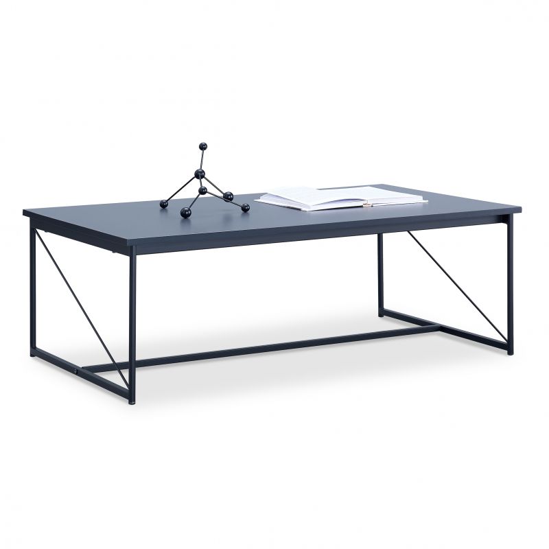 Salontafel Walter - Zwart - 67x41x47cm