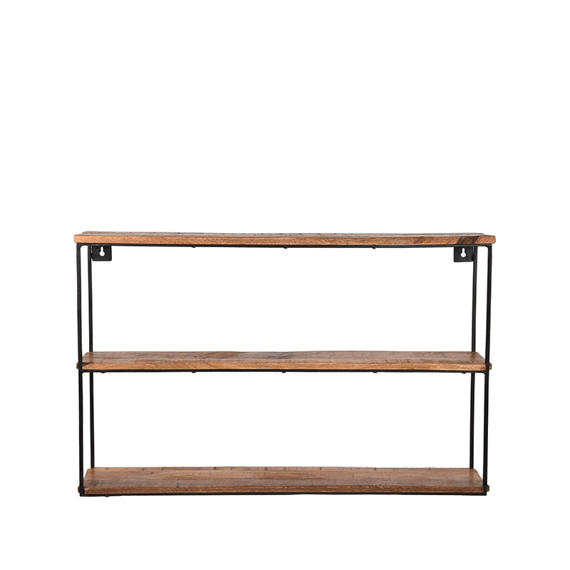 LABEL51 Wanddecoratie Vintage Wandplank - Rough - Mangohout - L