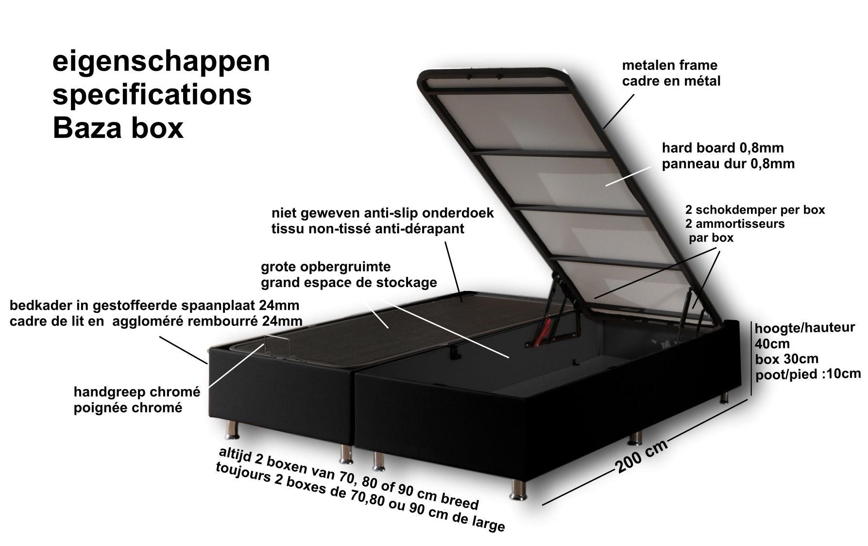 Image of Salontafel Zainab set/2 60. Deze salontafelset bestaat uit 2 losse bijzettafels, waardoor hij breed inzetbaar is. Het blad is...