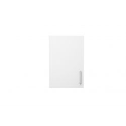 Hangkast ALICE 1-deur met opbergruimte in wit