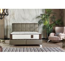 Boxspring Handy in taupe