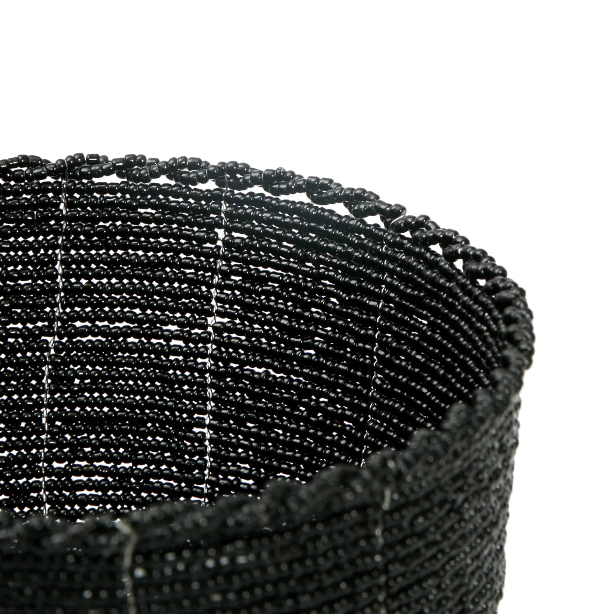 BB - Snoepkom Beaded - Zwart - M