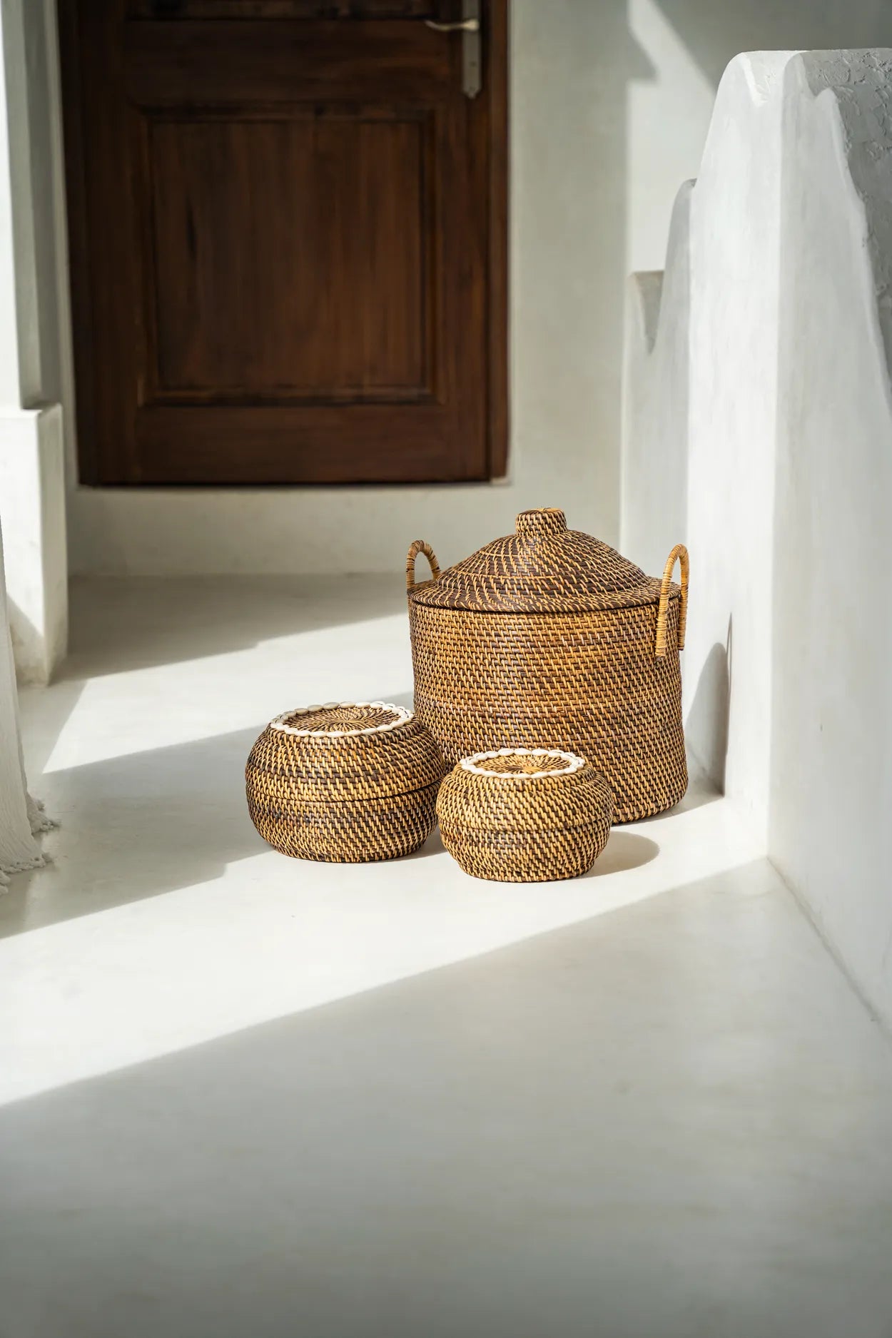 BB - Mand koloniale Peek-a-Boo - Natuurlook bruin - M