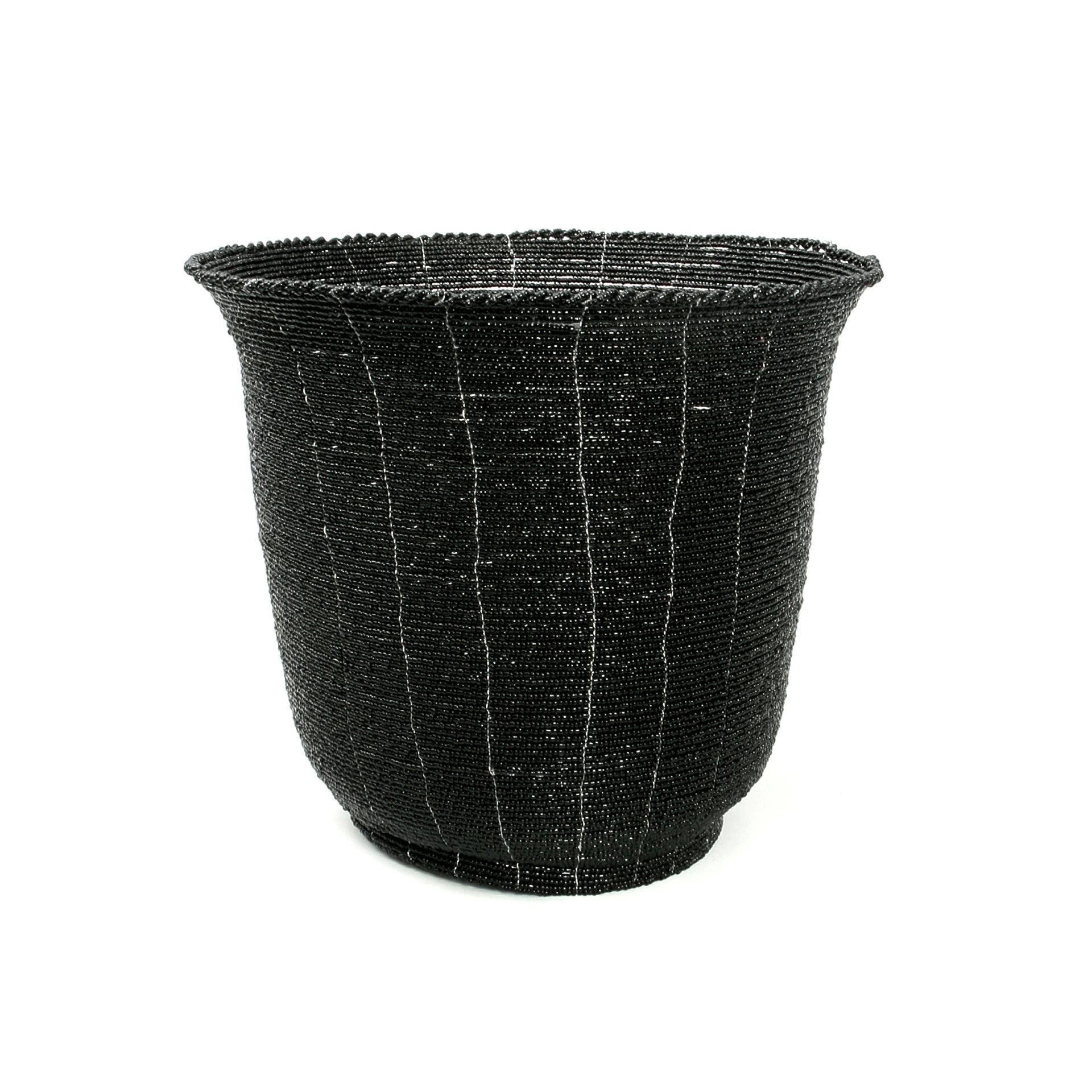 BB - Kom Kralen hoog - Zwart - L_40