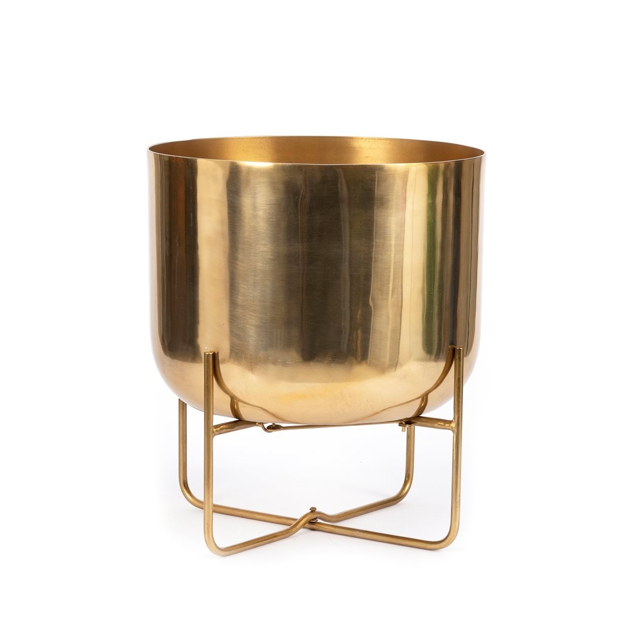 BB - Sierpot Messing op standaard - Messing - XL