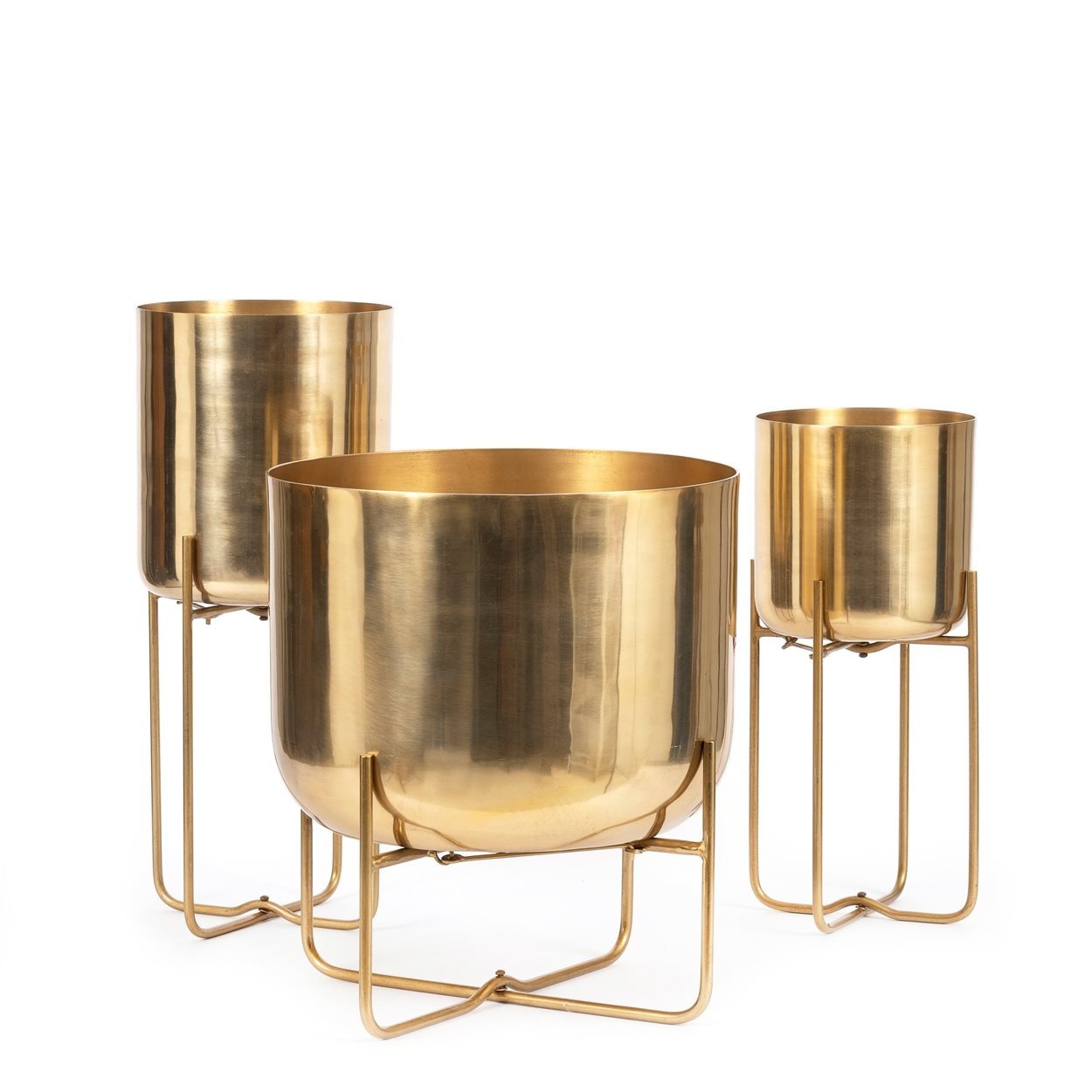 BB - Sierpot Messing op standaard - Messing - XL