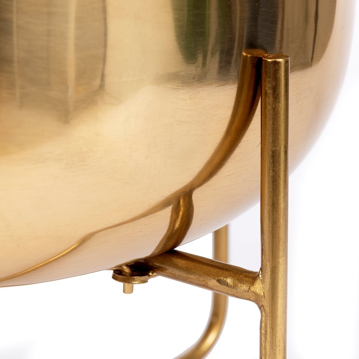 BB - Sierpot Messing op standaard - Messing - XL