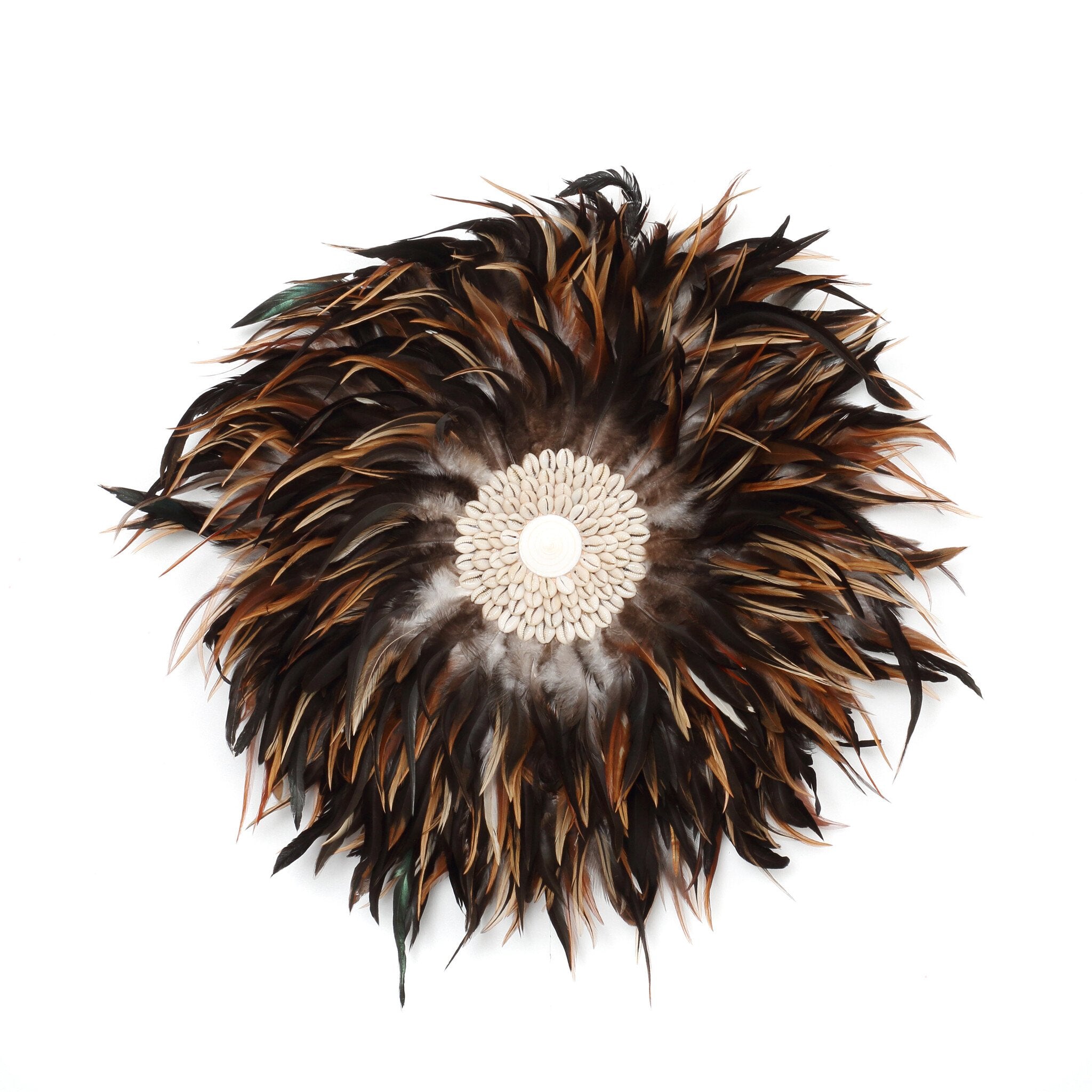 BB - Wanddecoratie Coastal Juju  - Zwart Bruin - M