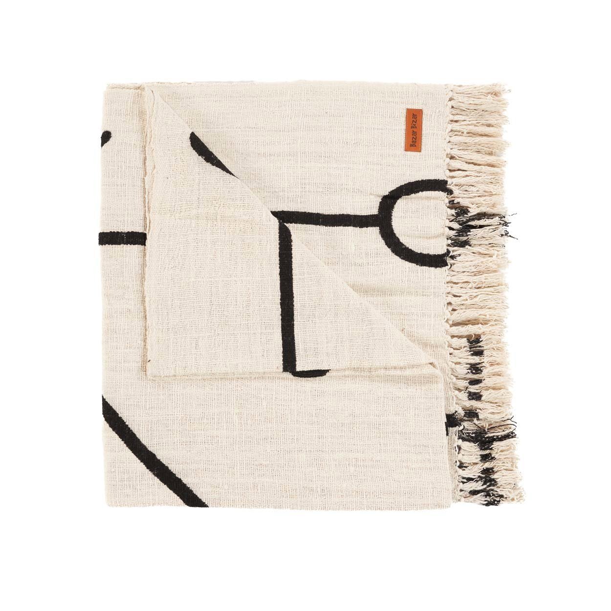 BB - Bedsprei Evil Eye - Natuurlook Zwart