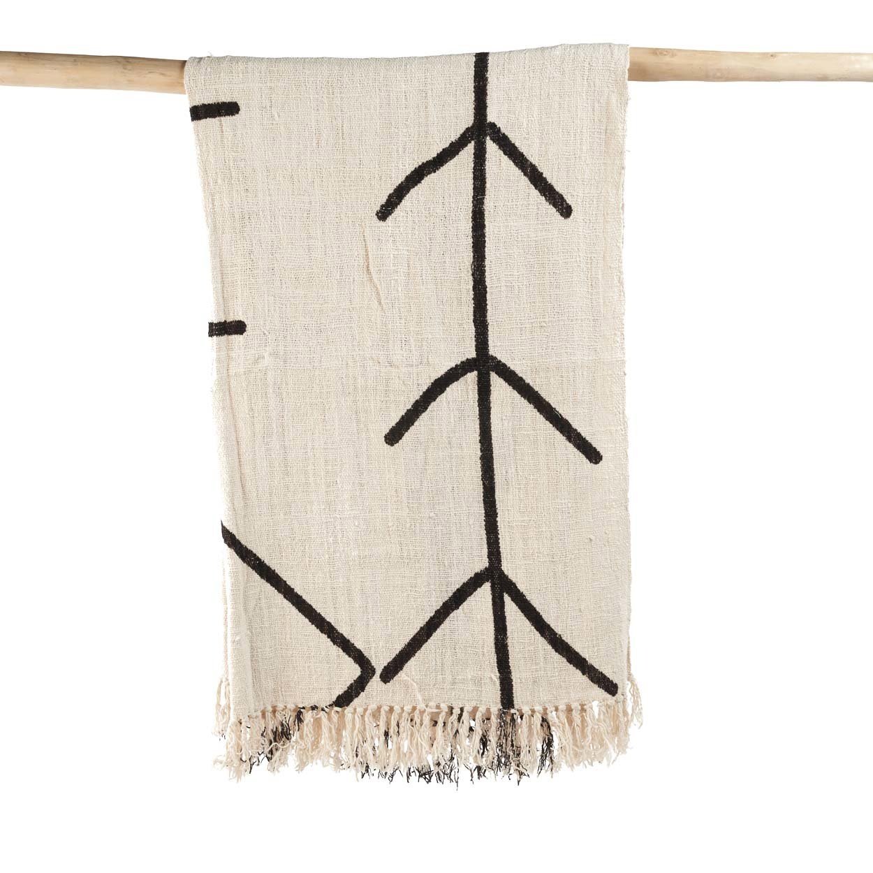 BB - Bedsprei Evil Eye - Natuurlook Zwart