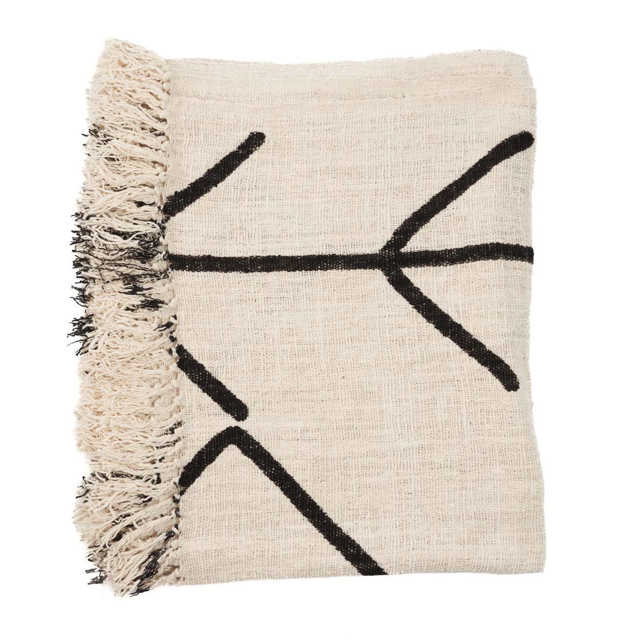 BB - Bedsprei Evil Eye - Natuurlook Zwart