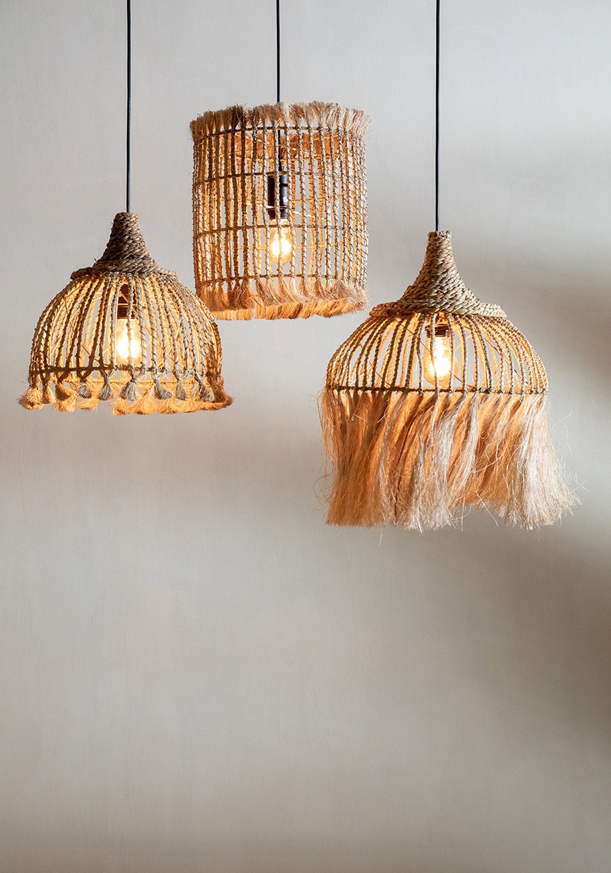 BB - Hanglamp baca Tassel Hanger - Natuurlook - S