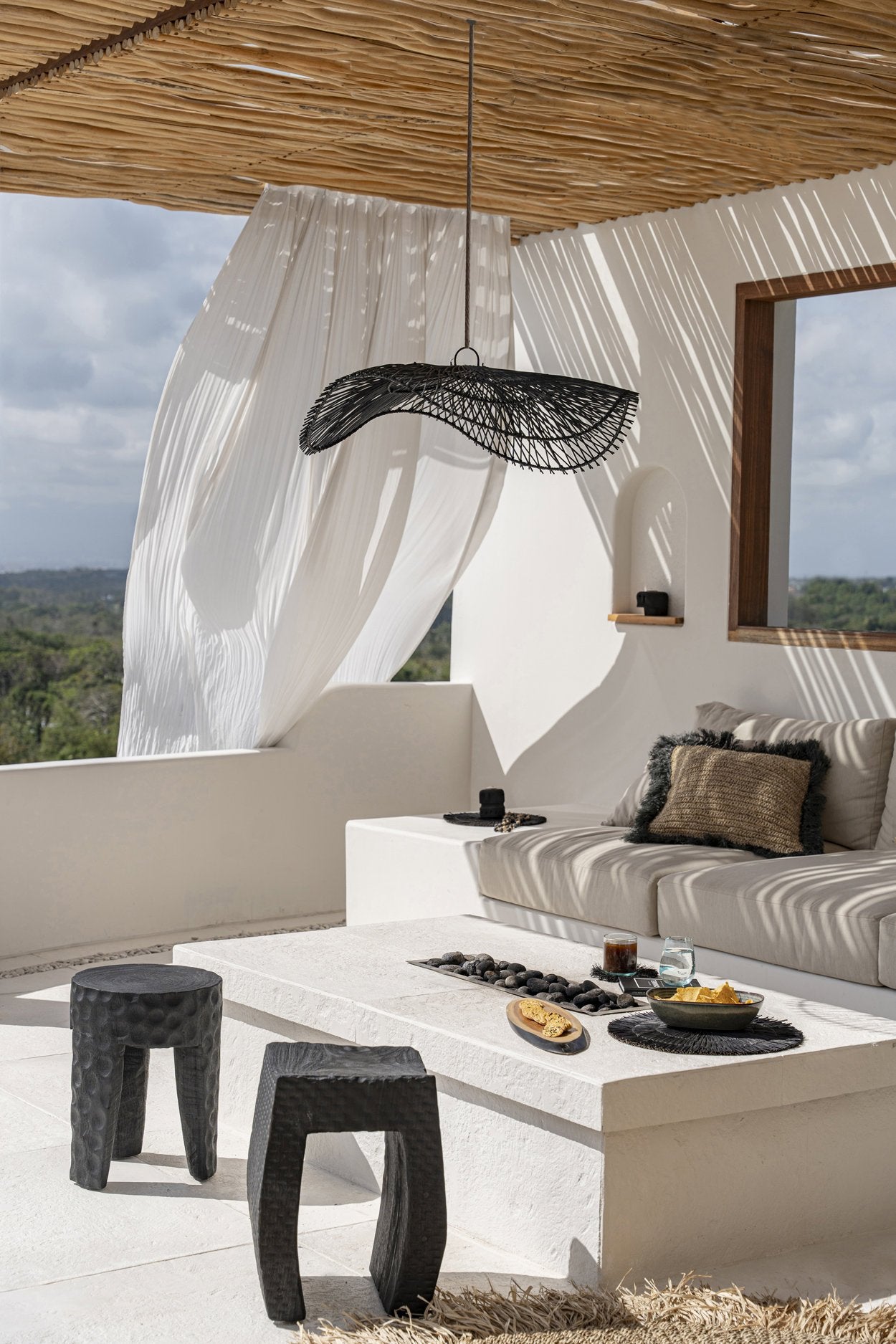 BB - Hanglamp Chapeau-hanger - Zwart - L