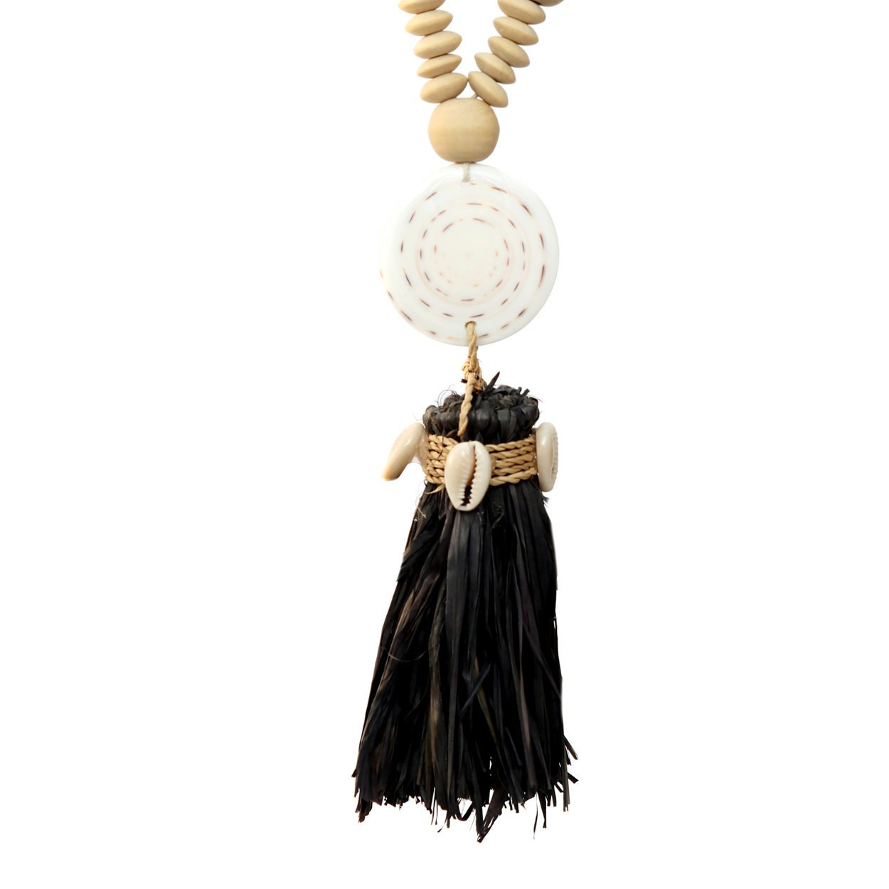 BB - Decoratieve ketting Lovina  - Natuurlook zwart