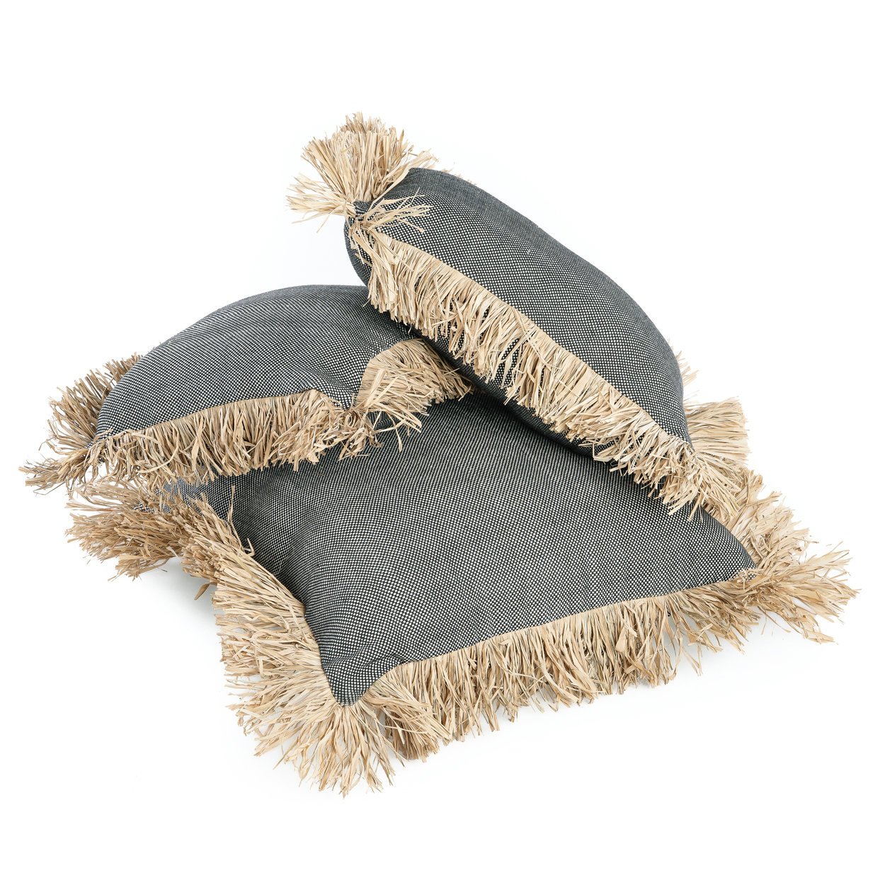BB - Kussenhoes Cotton Bonita - Natuurlook Zwart - 30x50