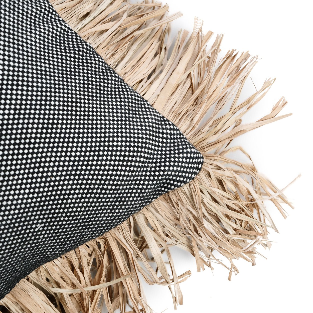 BB - Kussenhoes Cotton Bonita - Natuurlook Zwart - 30x50