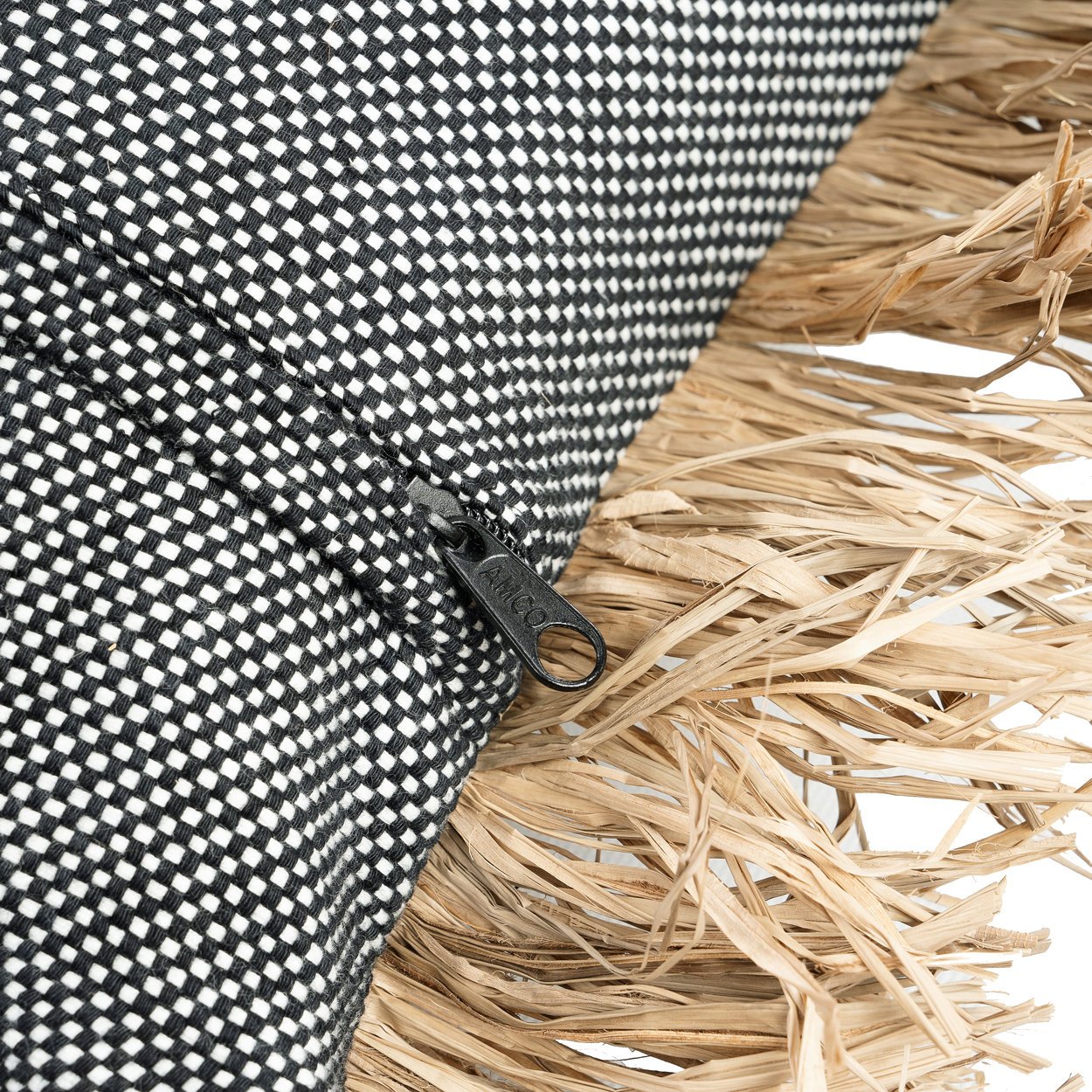 BB - Kussenhoes Cotton Bonita - Natuurlook Zwart - 40x40