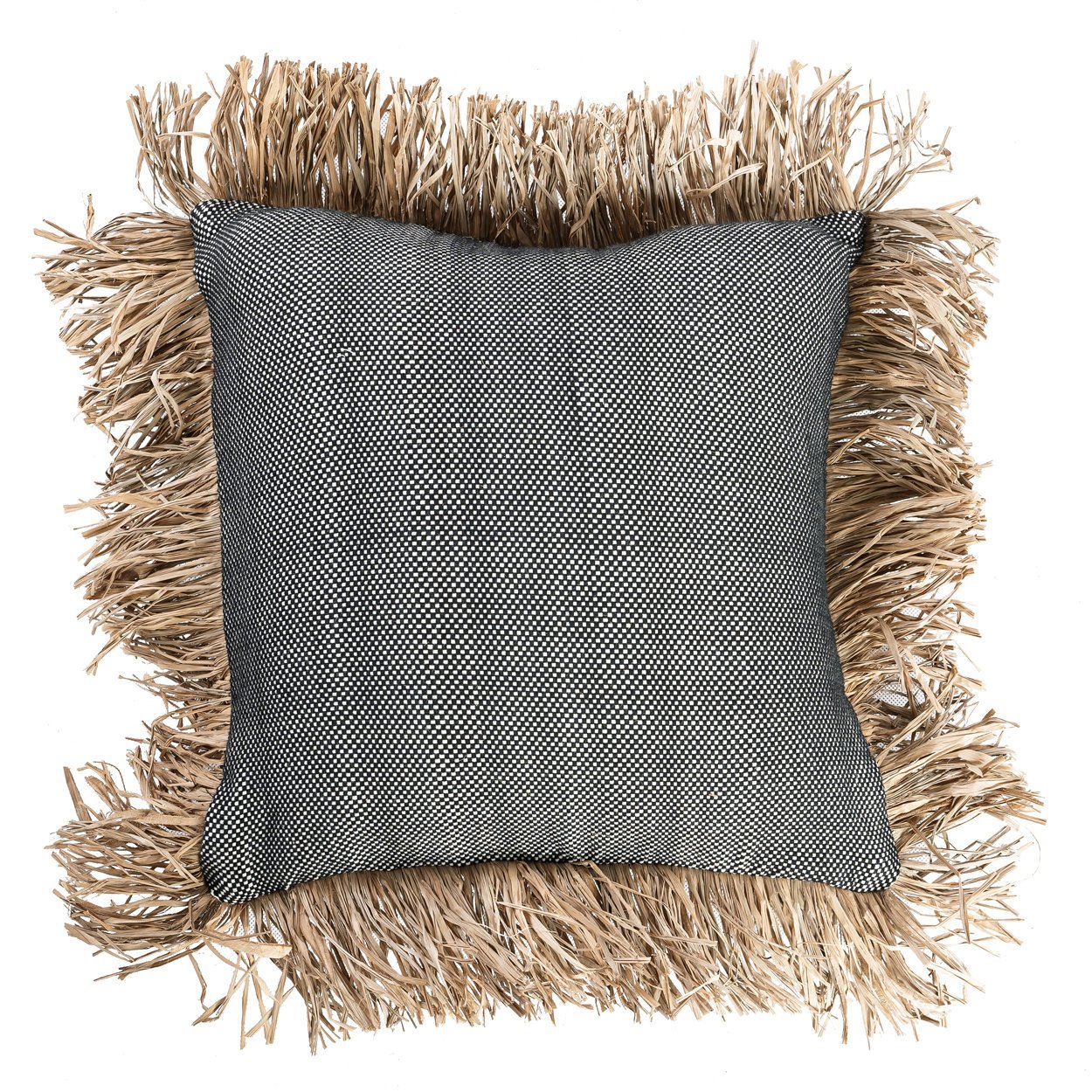 BB - Kussenhoes Cotton Bonita - Natuurlook Zwart - 40x40