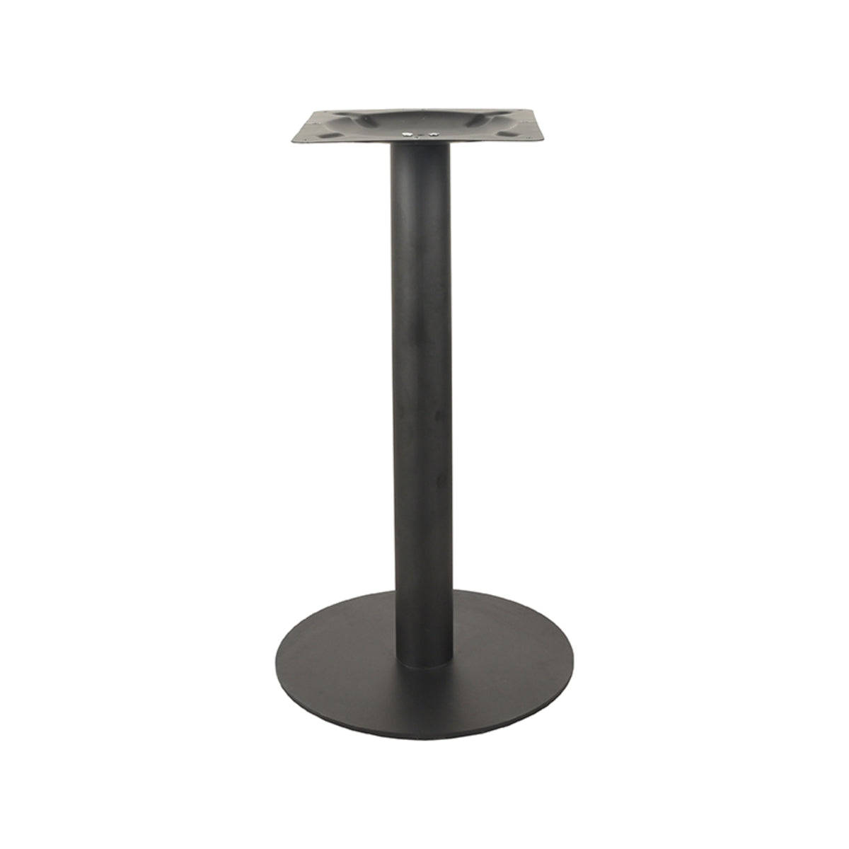 LABEL51 Table de salle à manger Pied de table Rond Simple - Noir - Métal - Rond - 72 cm